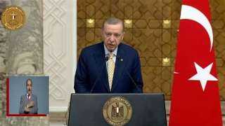 أردوغان: لن نسمح بتهجير الفلسطينيين واستهدافهم فى رفح