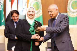 جامعة الدول العربية تكرم وزيرة التضامن في اليوم العربي للاستدامة