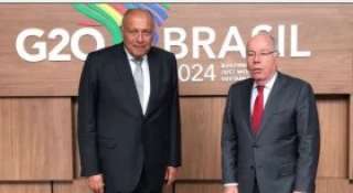 وزير الخارجية يشيد بالموقف البرازيلى الداعم للقضية الفلسطينية