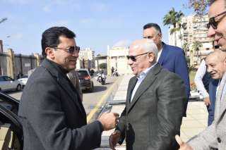 محافظ بورسعيد يستقبل وزير الشباب والرياضة لمتابعة الموقف التنفيذي في إنشاء ستاد النادي المصري