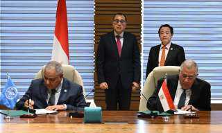 رئيس الوزراء يشهد مراسم توقيع برنامج منظمة الأغذية والزراعة ”الفاو” فى مصر