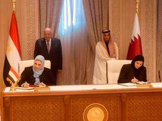 وزيرة التضامن ووزيرة التنمية الاجتماعية والأسرة بدولة قطر يوقعان مذكرة تفاهم