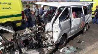 إصابة 5 أشخاص بينهم 4 من أسرة واحدة في حادث تصادم سيارتين بسوهاج