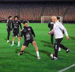 منتخب مصر يواصل تدريباته استعدادا لبطولة كأس العاصمة