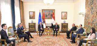 الرئيس السيسي يستقبل المستشار النمساوي ”كارل نيهامر” هامش القمة المصرية الأوروبية