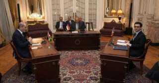 وزراء خارجية مصر والأردن وفرنسا يعقدون مباحثات حوّل الوضع فى غزة
