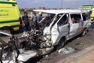 إصابة 6 أشخاص فى حادث تصادم بمدينة بدر