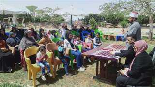 جامعة مدينة السادات تحتفل بيوم اليتيم مع مجموعة من أطفال من الجمعيات الخيرية