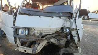 مصرع شخص وإصابة 14 آخرين فى حادث انقلاب سيارة بكفر الشيخ