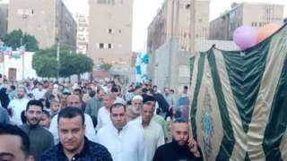 الآلاف يؤدون صلاة عيد الفطر بساحات ومساجد المنيا