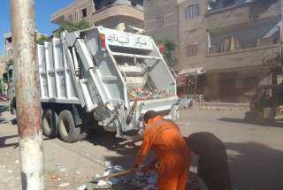 محافظ أسيوط : حملات نظافة مكثفة خلال أجازة عيد الفطر ورفع 450 طن مخلفات بالمراكز والاحياء