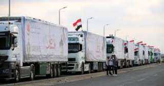 دخول 258 شاحنة مساعدات غذائية إلى غزة عبر معبر رفح اليوم