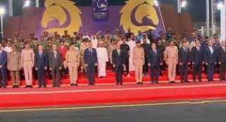 صورة تذكارية للرئيس السيسي مع منتخبات البطولة العربية للفروسية