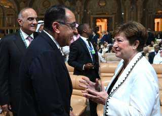 رئيس الوزراء يلتقى كريستالينا جورجيفا المدير العام لصندوق النقد الدولي على هامش الجلسة الافتتاحية