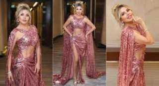 رزان مغربي بفستان جرئ بحفل ملكة جمال العالم للسياحة