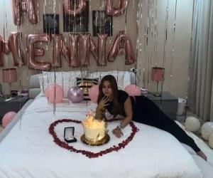 منة عرفة تحتفل بعيد ميلادها عبر انستجرام