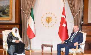 أمير دولة الكويت ورئيس تركيا يناقشان سبل تنمية الشراكة القائمة على كافة الأصعدة