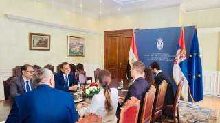 سفير مصر في بلجراد يلتقي وزير الخارجية الصربي الجديد