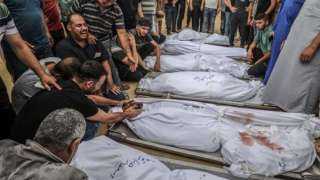 استشهاد 22 فلسطينيا قرب مستشفى كمال عدوان بمخيم جباليا
