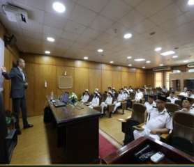 عقد دورة تدريبية بأكاديمية الشرطة للكوادر الأمنية بالوزارة بالتنسيق مع اللجنة الدولية للصليب الأحمر