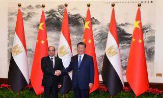 السيسي يؤكد لنظيره الصيني الأولوية القصوى لضمان الأمن المائي المصري