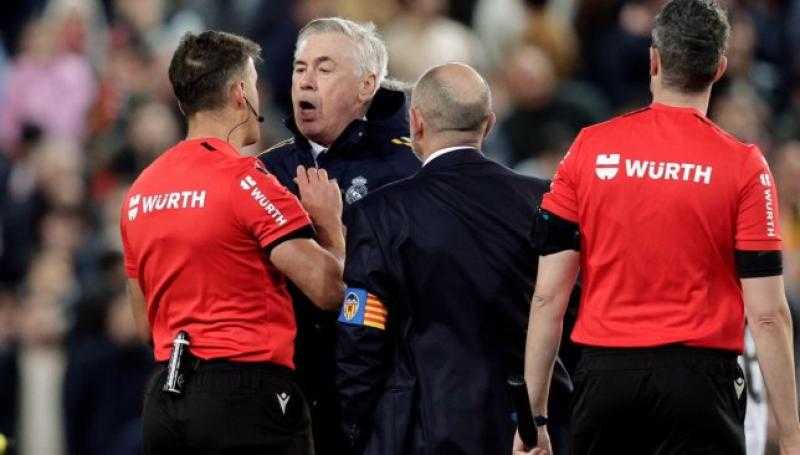قبل مباراة ريال مدريد وسيلتا فيجو.. قناة الملكي تفتح النار على الحكم: ”مثير للفضائح”